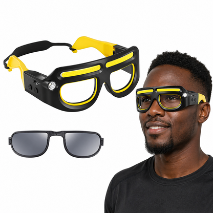 Smart Sensor LED Work Glasses Light