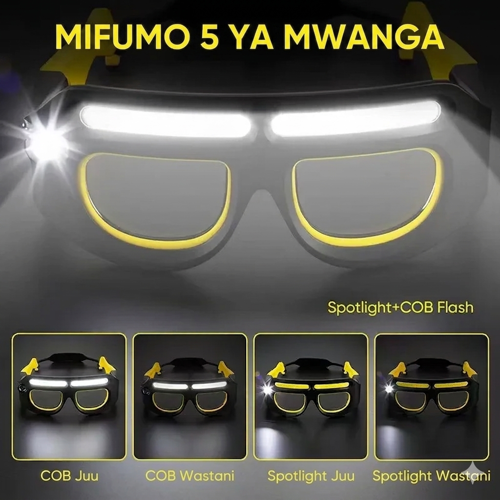 Smart Sensor LED Work Glasses Light