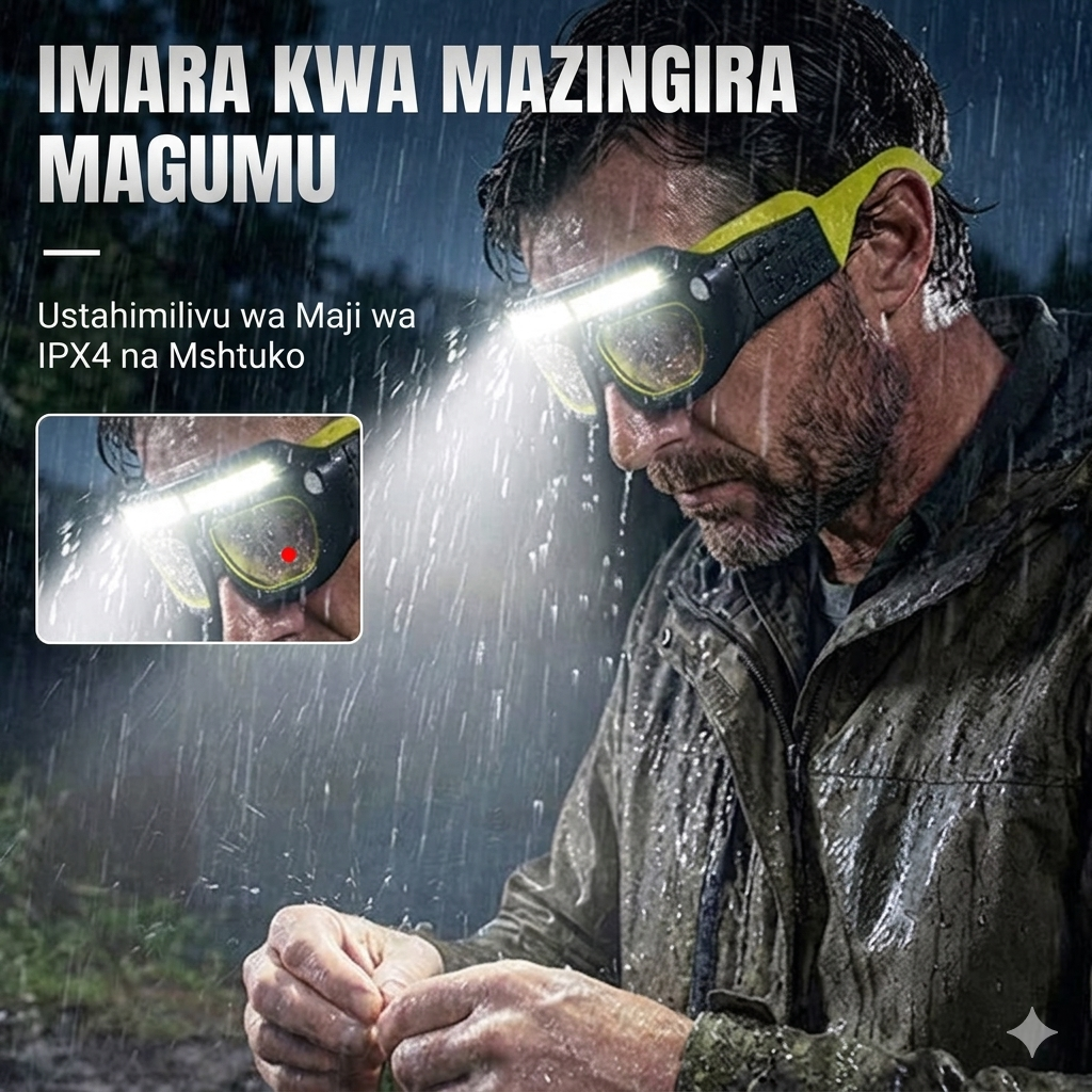 Smart Sensor LED Work Glasses Light